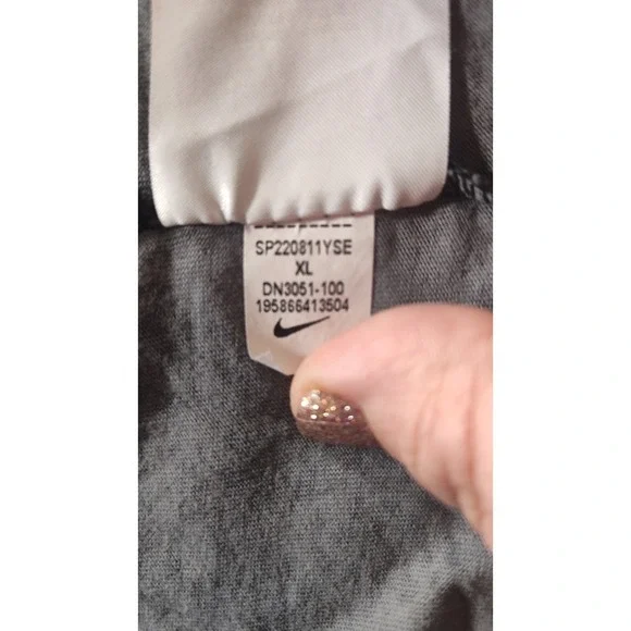 Nike Fly T-Shirt Snakeskin Print Pattern Black Gray Hip Hop Hoops Mens XL Loose - Picture 8 of 8